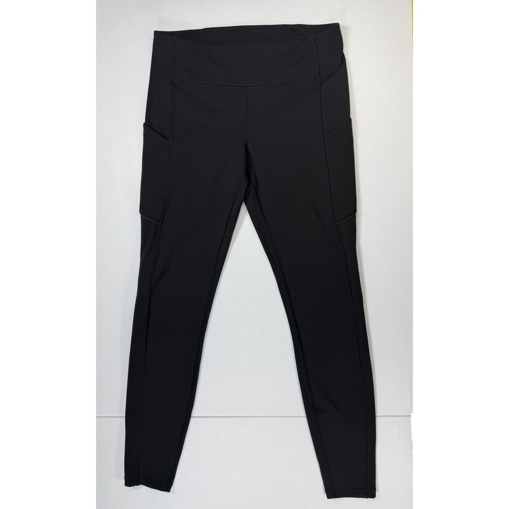 Lululemon Like New Speed Up Running Leggings Women 8 Black Full-On Luxtreme